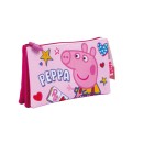 Peppa Pig Book 3-compartment pencil case 21 cm