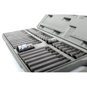 Komplet Bitów specjalnych KD10219 HEX, TORX, SPLINE 40cz.