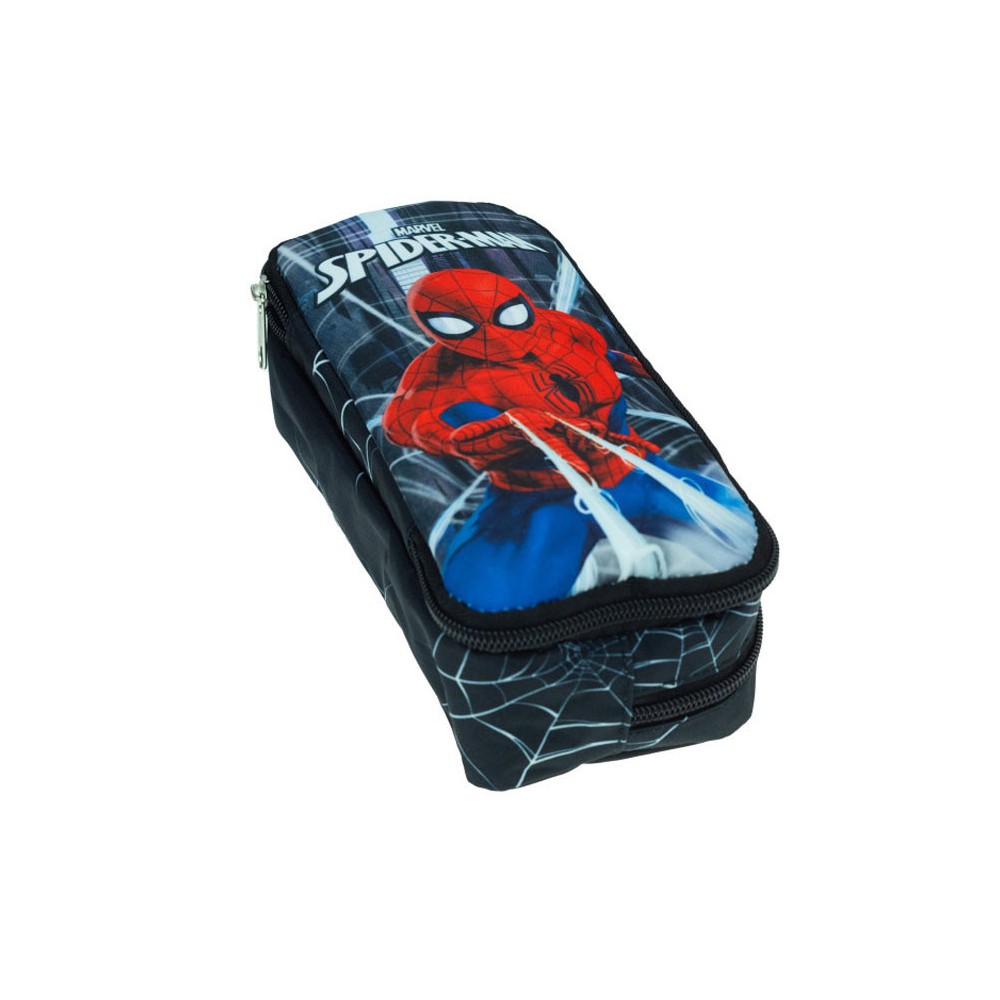 Spiderman Dangled 2-compartment pencil case 26 cm