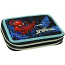 Spiderman Dark filled pencil case 2 levels