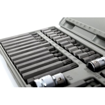 Komplet Bitów specjalnych KD10219 HEX, TORX, SPLINE 40cz.