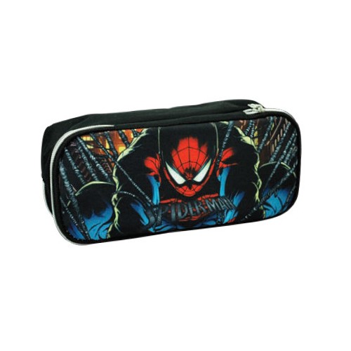 Spiderman Shadow Pencil case with 2 compartments 26 cm
