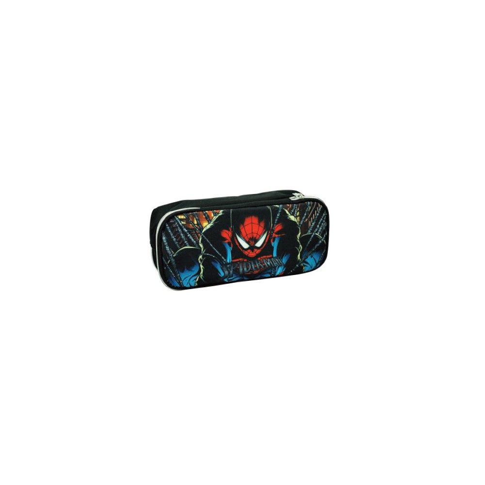 Spiderman Shadow Pencil case with 2 compartments 26 cm