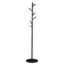 Porte manteau métal noir 37x177 cm