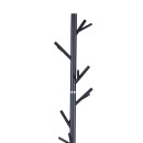 Porte manteau métal noir 37x177 cm
