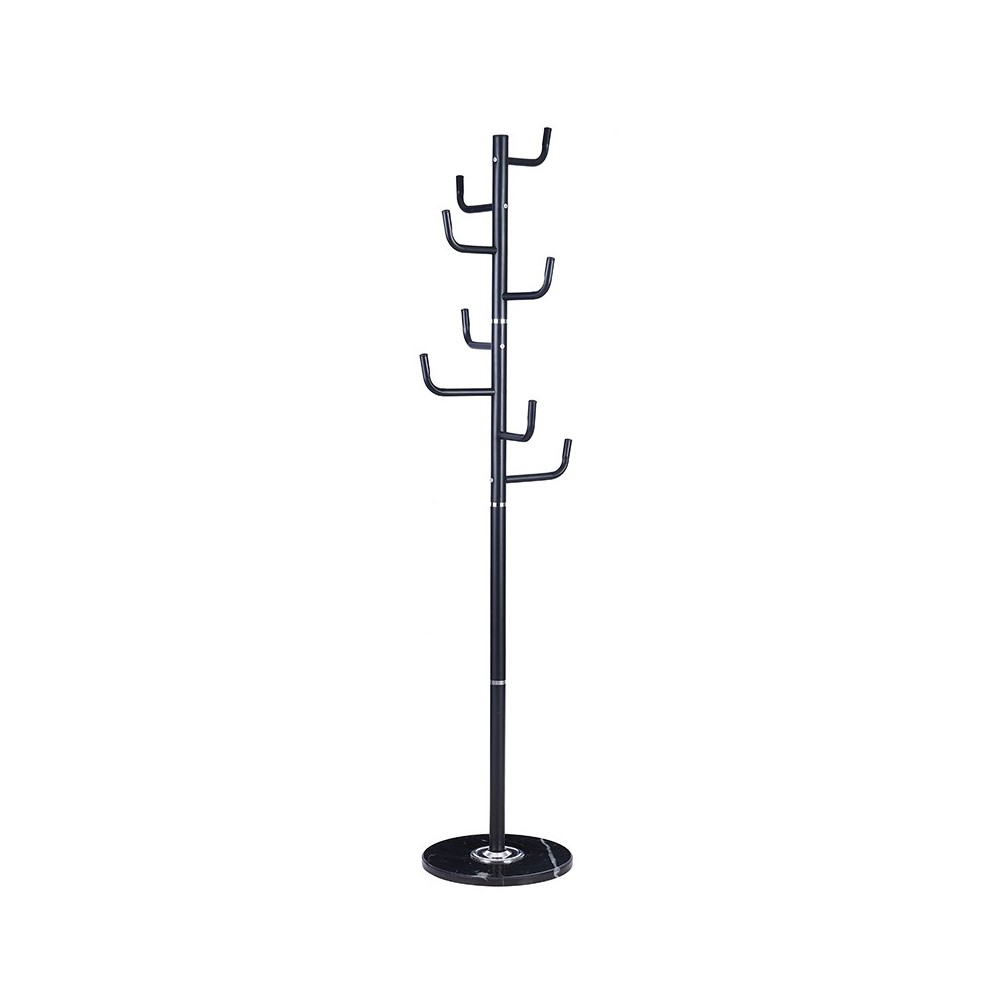 Porte manteau métal noir 37x175 cm
Porte manteau métal noir 37x175 cm