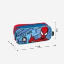 Spiderman 2-compartment pencil case 22.5 cm
