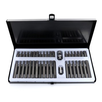 Komplet Bitów TORX, HEX, SPLINE 40el. KD10220