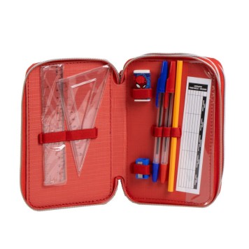 Spiderman Web 3-tier filled pencil case
