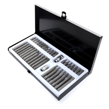 Komplet Bitów TORX, HEX, SPLINE 40el. KD10220
