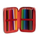 Spiderman Web 3-tier filled pencil case