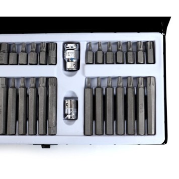 Komplet Bitów TORX, HEX, SPLINE 40el. KD10220