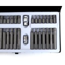 Komplet Bitów TORX, HEX, SPLINE 40el. KD10220