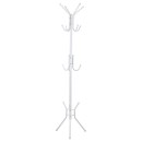 Porte manteau métal blanc 44x181 cm
