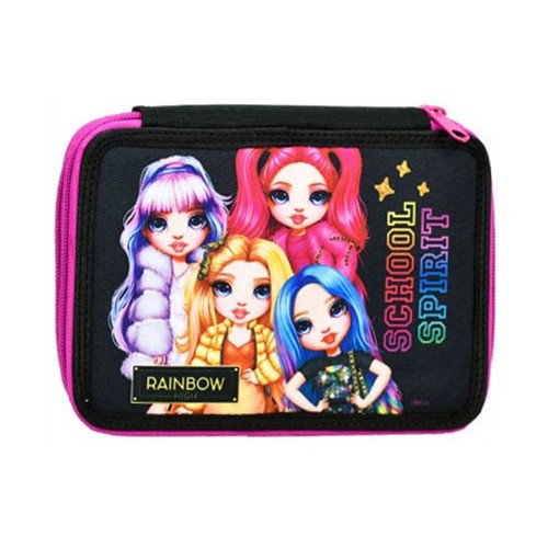 Rainbow High School 2-tier filled pencil case