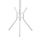 Porte manteau métal blanc 44x181 cm

