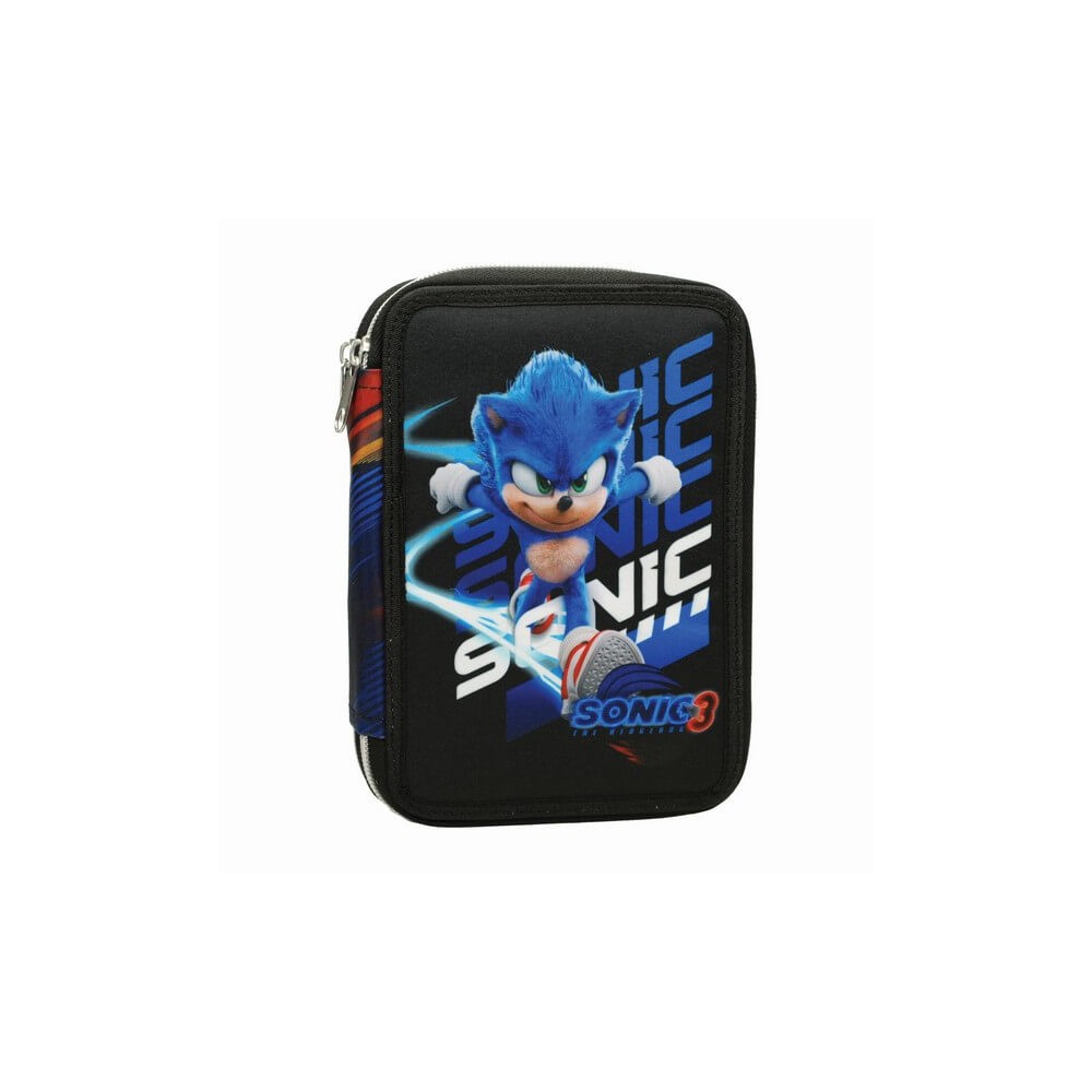 Sonic the Hedgehog Brawn filled 2-level pencil case