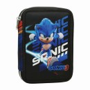 Sonic the Hedgehog Brawn filled 2-level pencil case