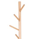 Porte manteau métal noir 37x170 cm
