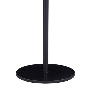 Porte manteau métal noir 37x170 cm
