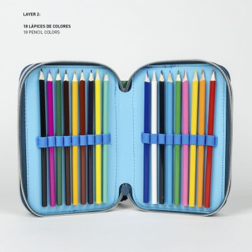 Sonic the Hedgehog Prime Sonic the Hedgehog filled pencil case 3 levels