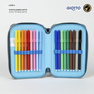 Sonic the Hedgehog Prime Sonic the Hedgehog filled pencil case 3 levels