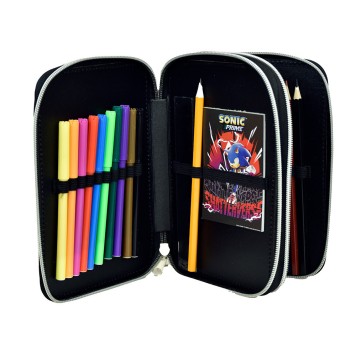 Sonic the Hedgehog Prime Sonic the Hedgehog pencil case filled 2 floors