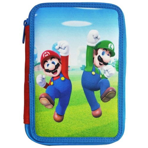 Super Mario Jump filled pencil case with 2 layers
