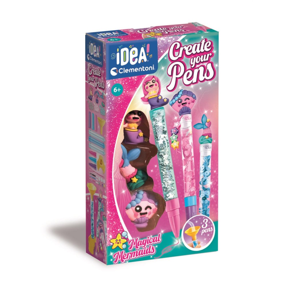 Colour Mermaid Pen-making kit Clementoni