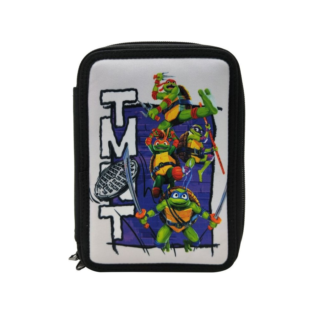 Teenage Mutant Ninja Turtles TMNT filled pencil case 2 levels
