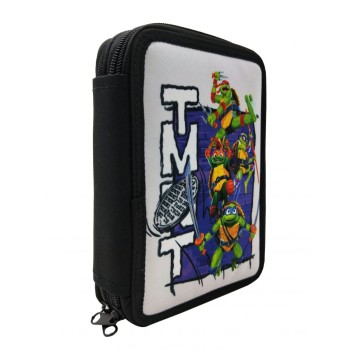 Teenage Mutant Ninja Turtles TMNT filled pencil case 2 levels