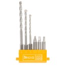 Zestaw wierteł i bitów do betonu i drewna 41 elementów PM-ZWB-41SU