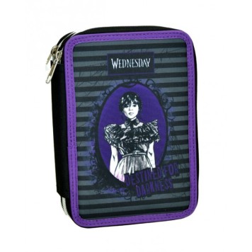 Wednesday Destined pencil case filled 2 tiers