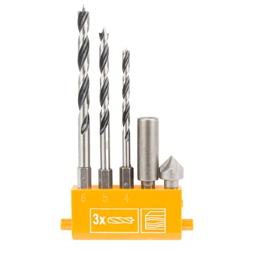 Zestaw wierteł i bitów do betonu i drewna 41 elementów PM-ZWB-41SU