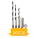 Zestaw wierteł i bitów do betonu i drewna 41 elementów PM-ZWB-41SU