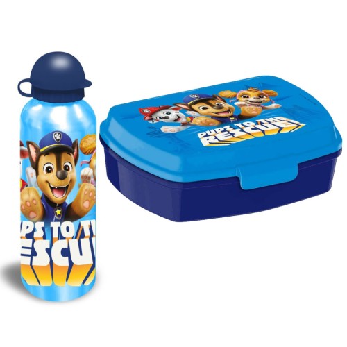 Paw Patrol Duty Calls sandwich box + aluminum bottle set