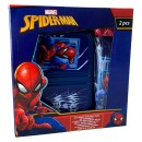 Spiderman World of Web sandwich box + aluminum bottle set