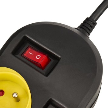 Przedłużacz 1,5m 5gniazd CZARNY KD4000-CZ