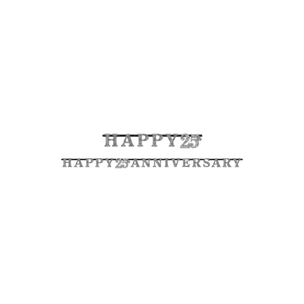 Wedding 25th Anniversary, Wedding Anniversary Banner 300 cm