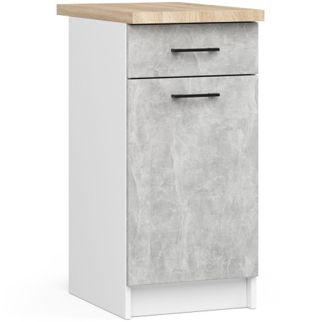 Szafka OLIWIA S40 SZ1 + BLAT BIAŁA / BETON