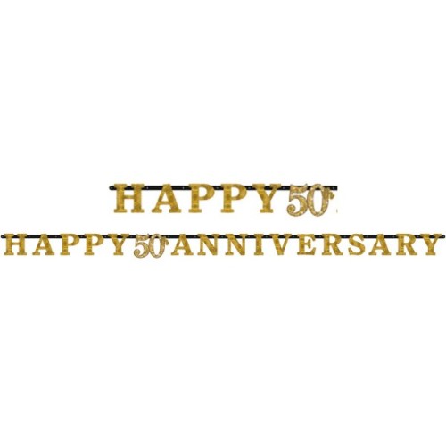 Wedding 50th Anniversary, Wedding Anniversary Sign 300 cm