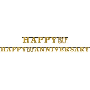 Wedding 50th Anniversary, Wedding Anniversary Sign 300 cm