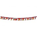 Car Racing Race Happy Birthday paper sign 220 cm