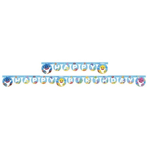Baby Shark Happy Birthday sign 2 m