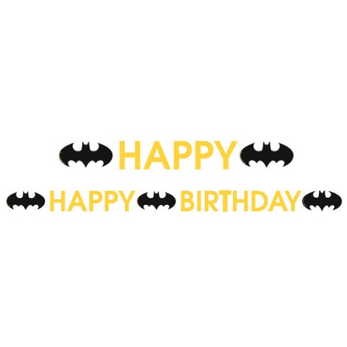 Batman City Happy Birthday sign 180 cm