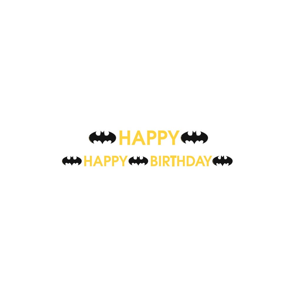 Batman City Happy Birthday sign 180 cm