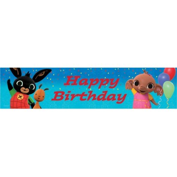 Bing Red Holographic Happy Birthday Sign 270 cm