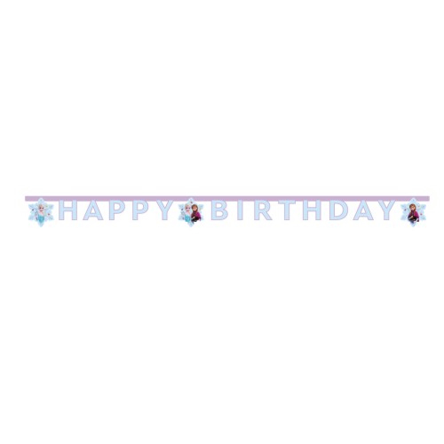 Disney Frozen Idyllic Wonder Happy Birthday banner FSC 2 m
