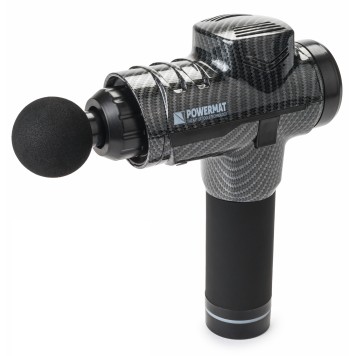 Masażer wibracyjny pistolet PM-MAS-1800BLM + 6 końcówek