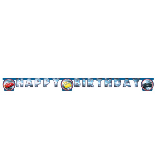 Disney Cars Victory Is Mine Happy Birthday sign FSC 2 m